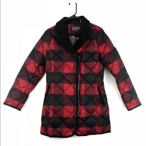 PENDLETON Leavenworth Plaid Quilted Down Coat